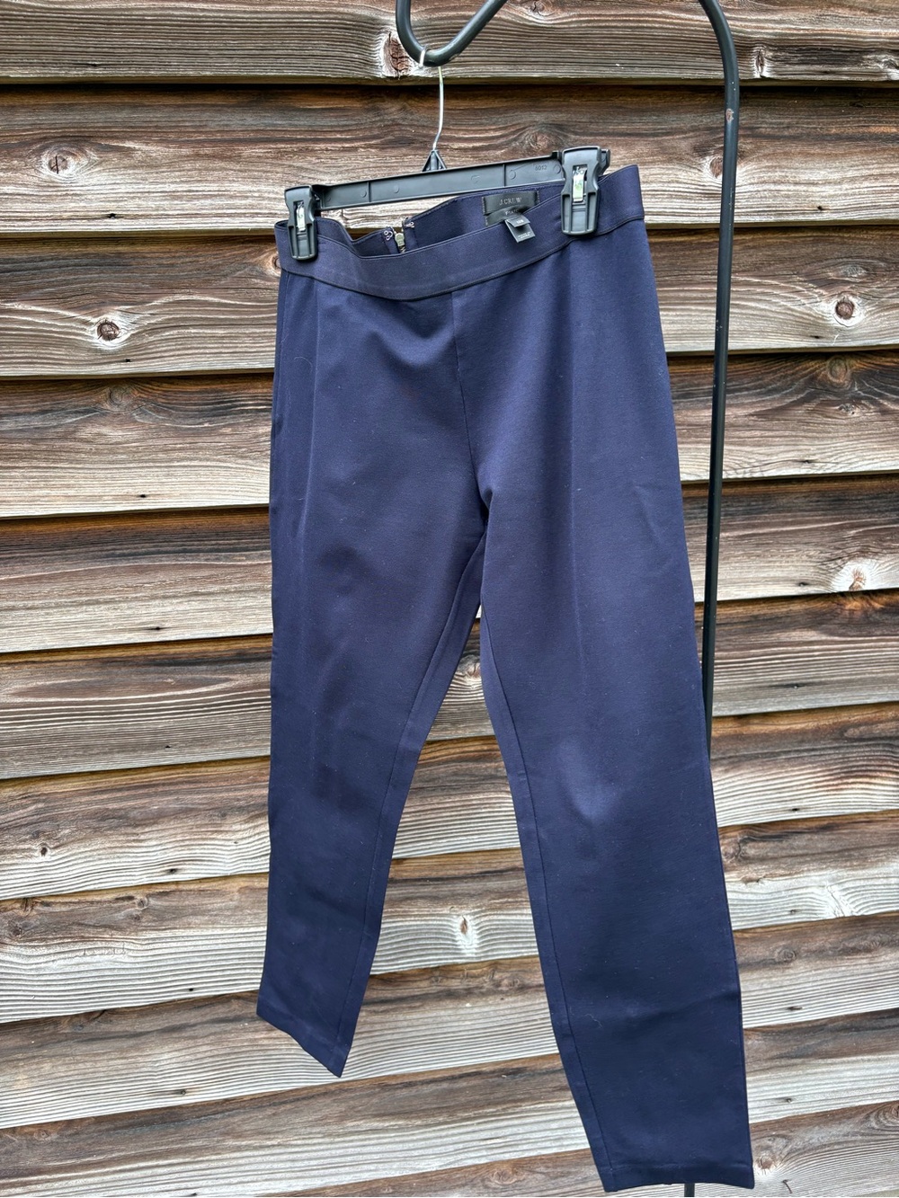 J. Crew Navy Slim Cropped Women's Pants